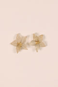 Translucent Flower Earrings Rental