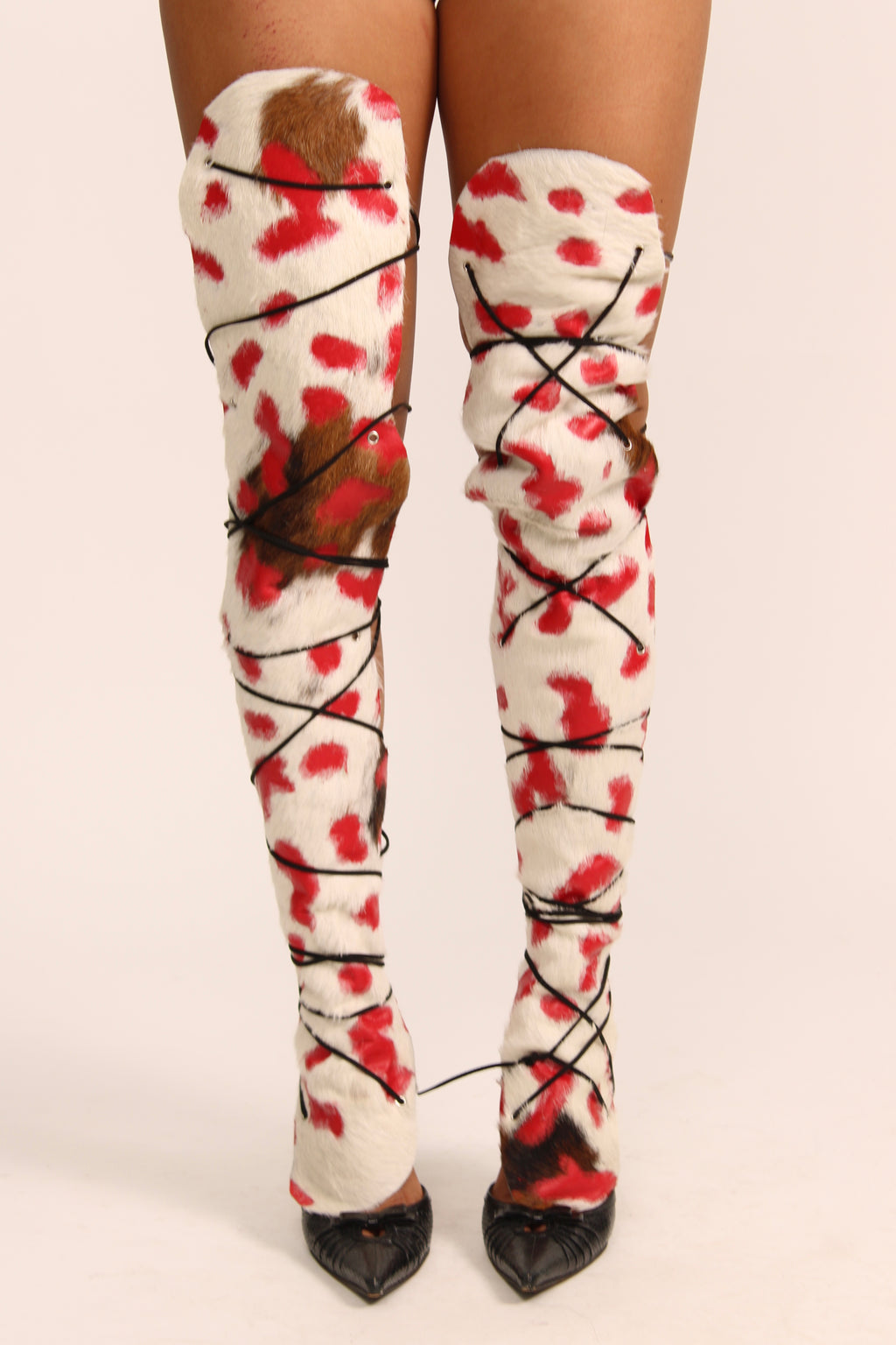 Cowhide Leg Sleeves Rental