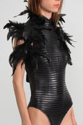 Feather Bolero Black Rental