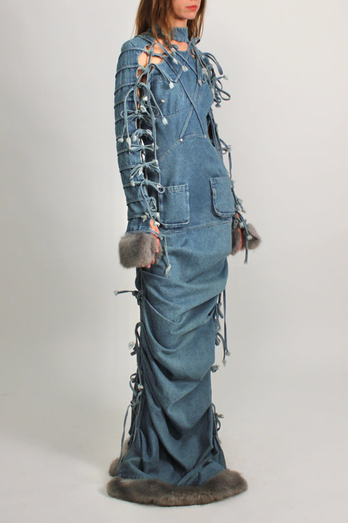 Didu Denim Gown Rental