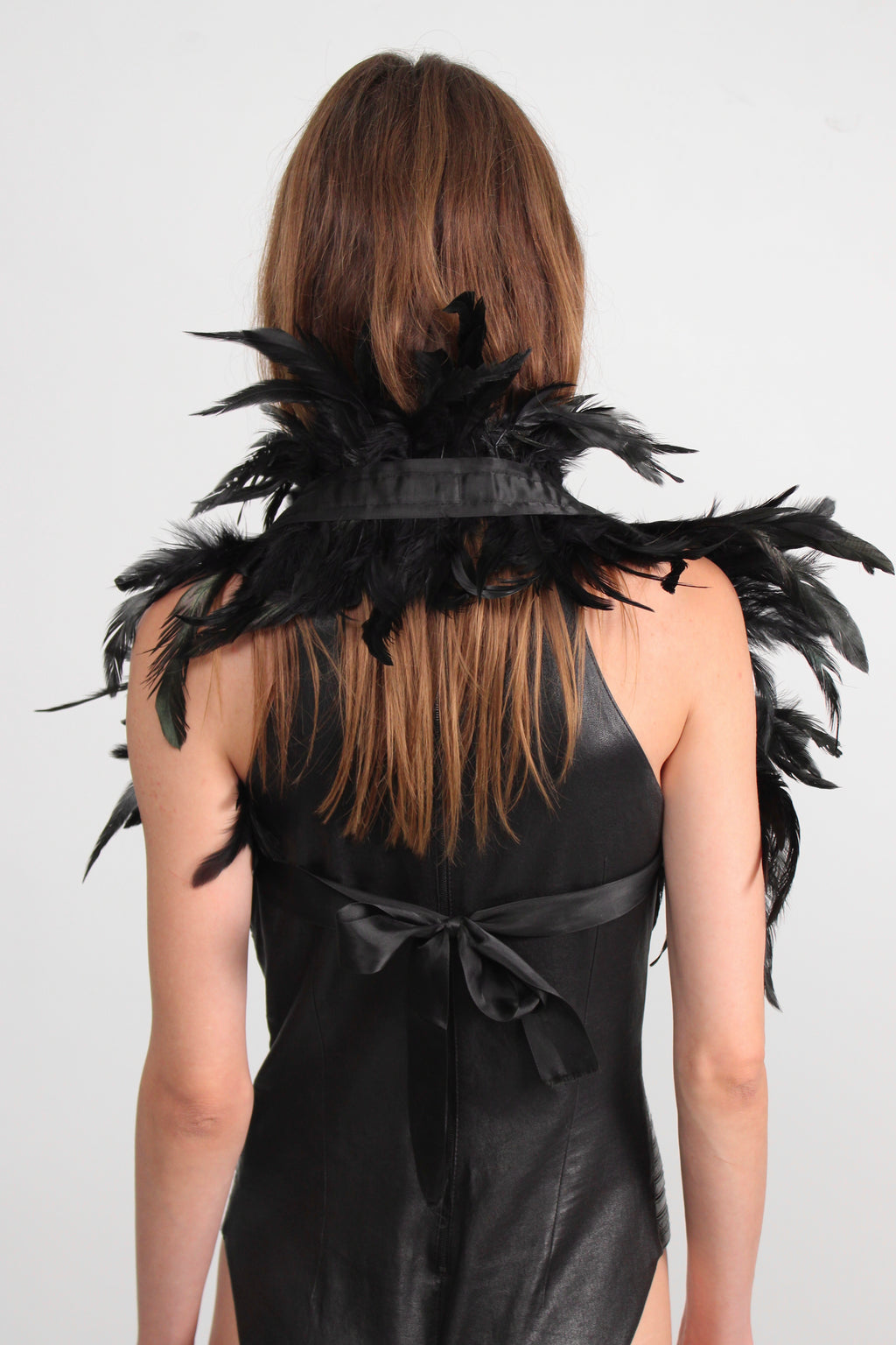 Feather Bolero Black Rental