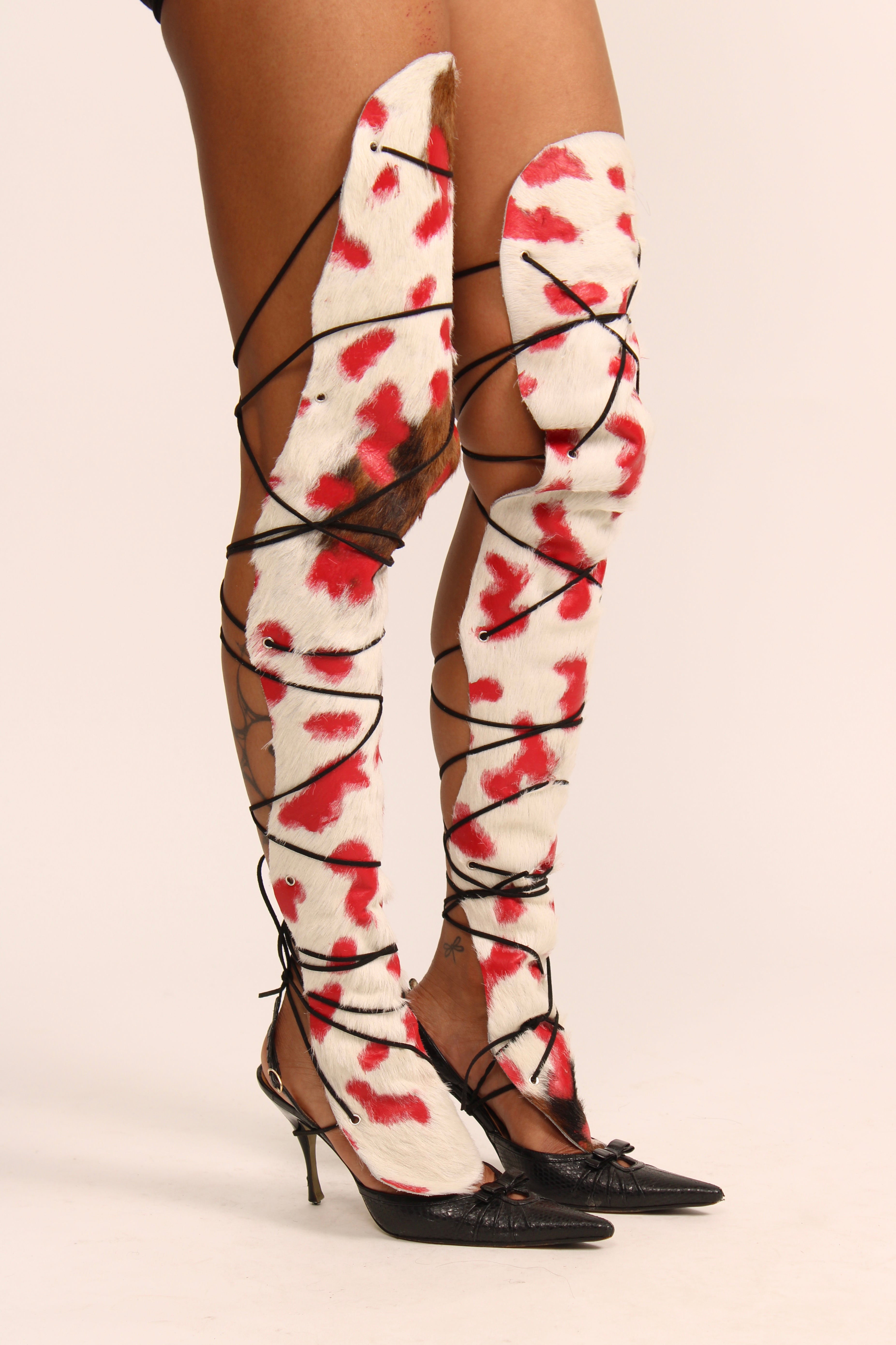 Cowhide Leg Sleeves Rental