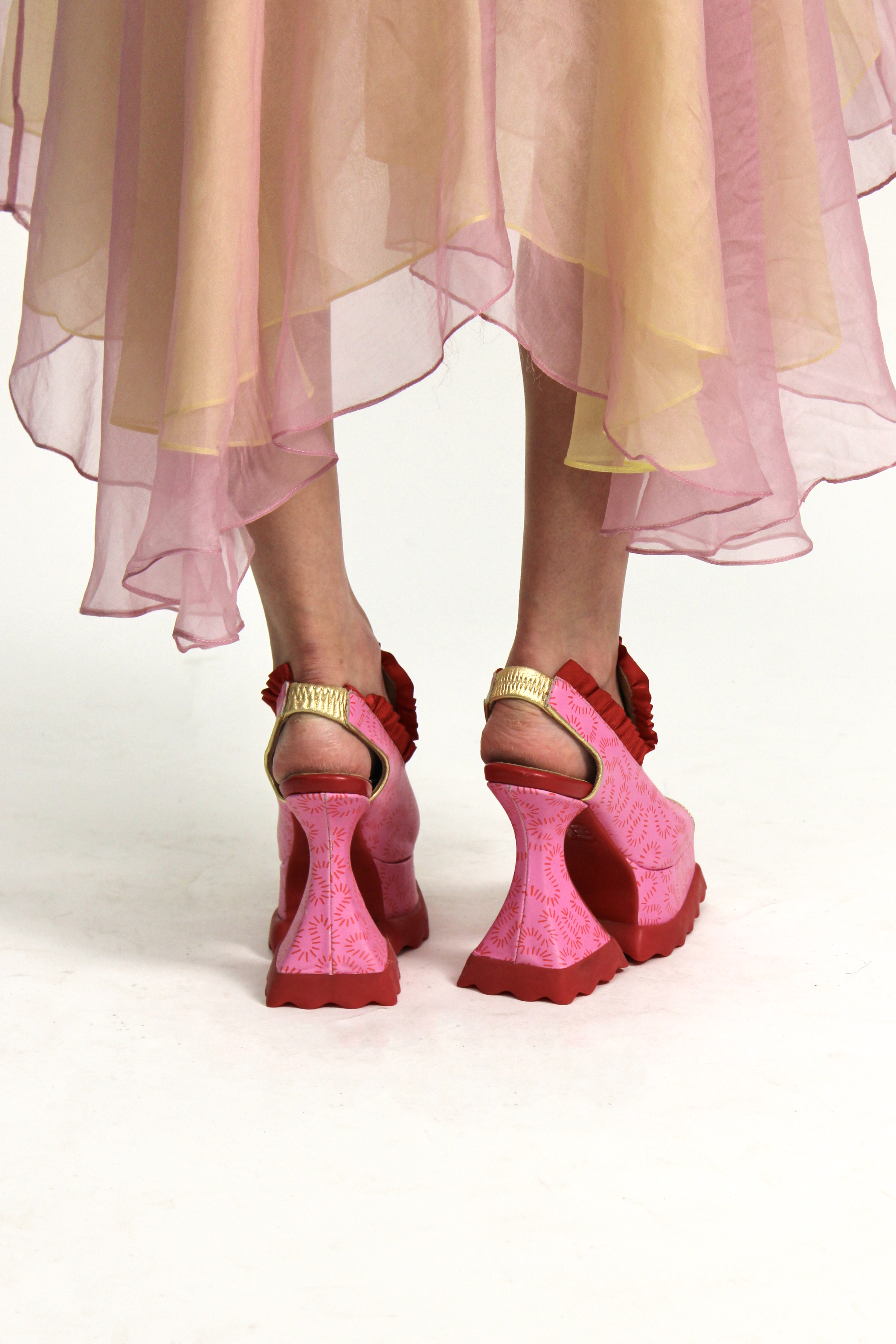 Floral Fluevog Heels Rental