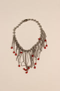 SYL Red Silver Necklace Rental