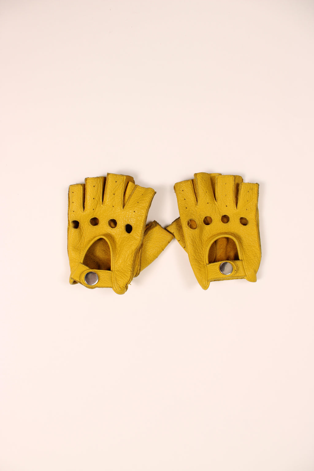 Yellow Leather Gloves Rental